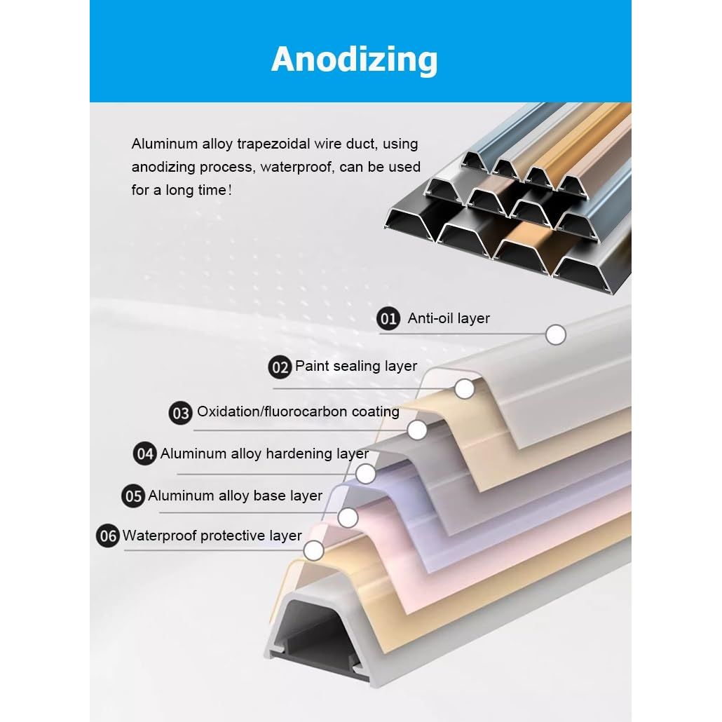 Aluminum Floor Cable Raceway – 100cm